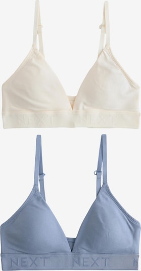 Next Soutien-gorge en crème / bleu-gris, Vue avec produit