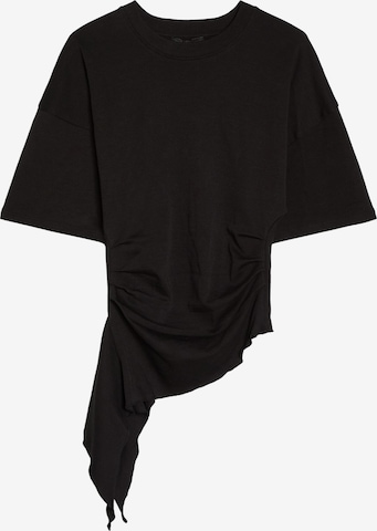 Bershka Shirt in Black: front