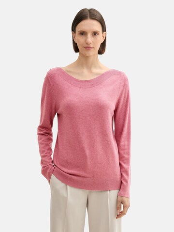 TOM TAILOR Sweater in Pink: front