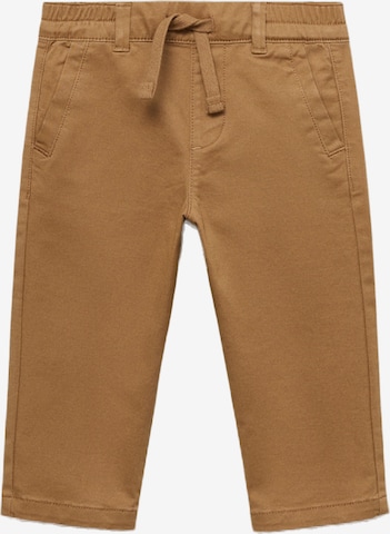 Regular Pantalon MANGO KIDS en beige : devant