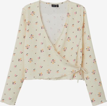 Cardigan 'Faura' LMTD en beige : devant