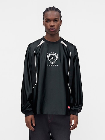 Tricou 'Brooklyn' de la Jordan pe negru: față