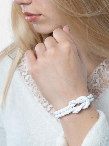 Bracelet 'Knot' SERASAR en blanc