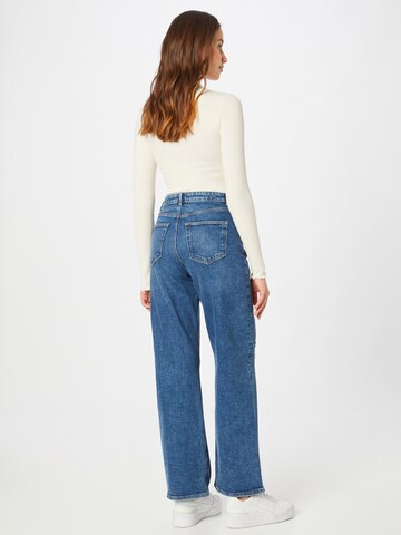 ONLY Wide Leg Jeans 'Juicy' i blå