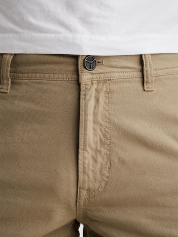 PME Legend Regular Byxa 'Rotor regular fit cargo shorts' i beige