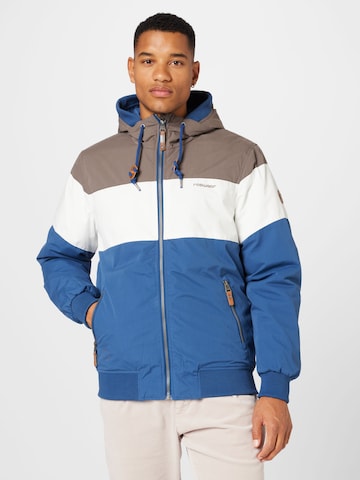 Ragwear Between-Season Jacket 'JAYCE' in Blue: front