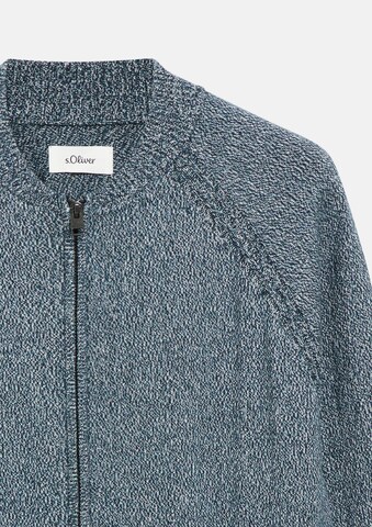s.Oliver Strickjacke in Blau: Vorderseite