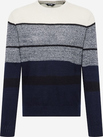 Only & Sons Trui 'HARM' in Blauw: voorkant