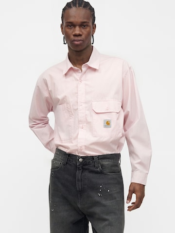 melns Carhartt WIP Vaļīgs piegriezums Džinsi 'Landon'