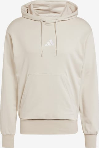 Felpa sportiva 'Essentials Feelcozy' di ADIDAS SPORTSWEAR in beige: frontale