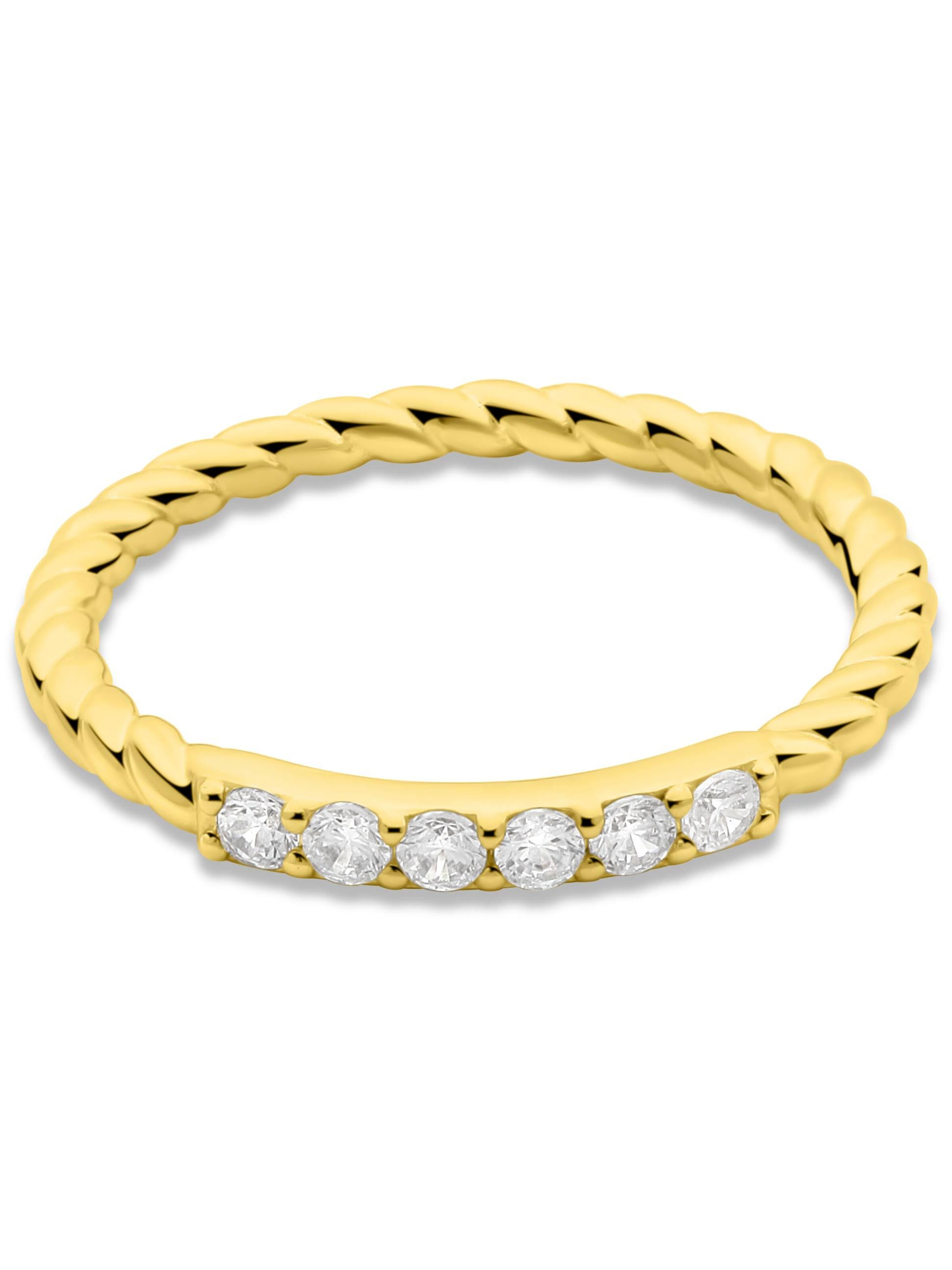 Tony Fein Ring 'Gedreht' in Gold