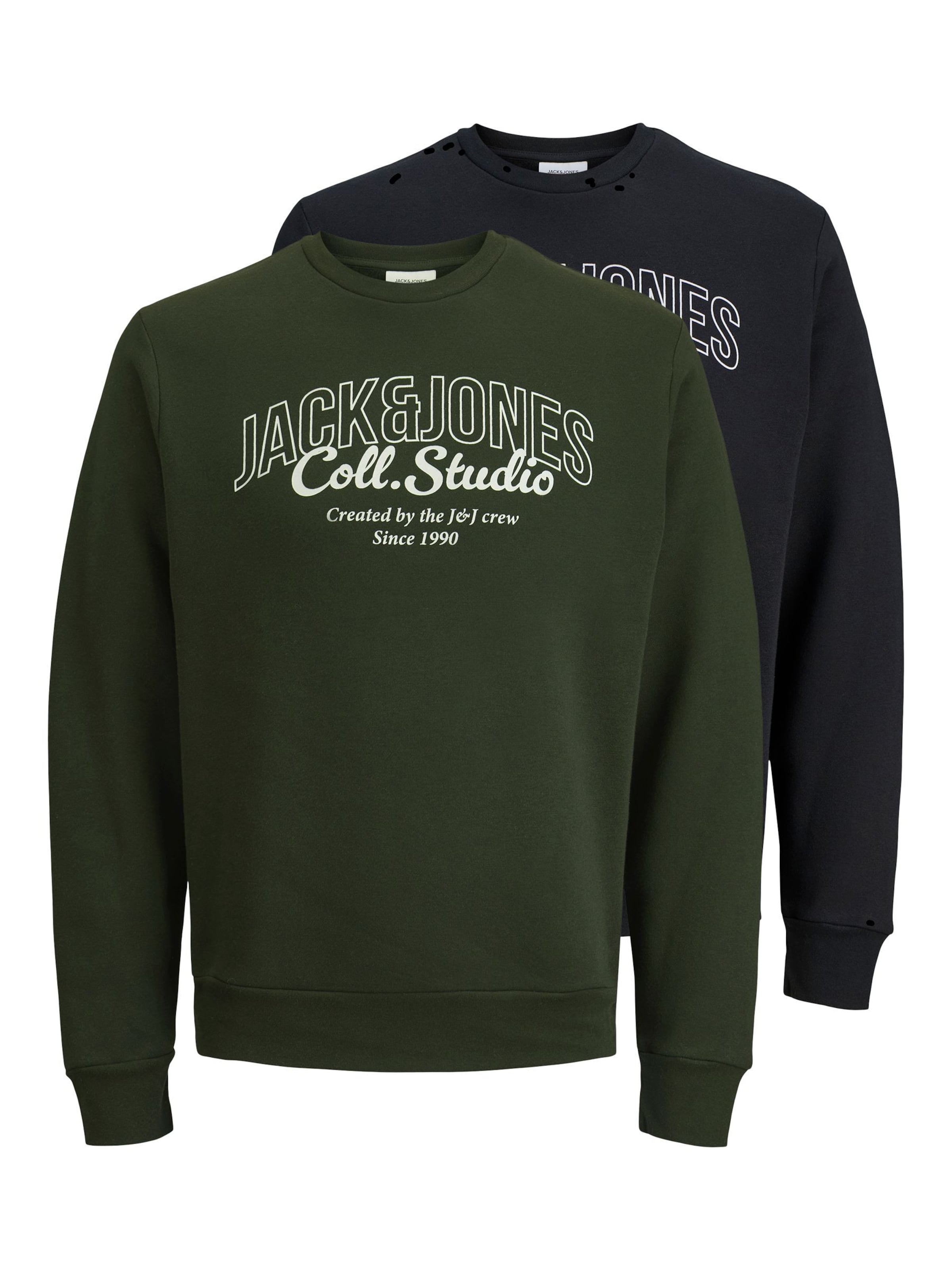 Felpa di JACK & JONES in verde: frontale