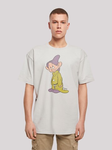 F4NT4STIC Shirt 'Disney Classic Dopey' in Grijs: voorkant