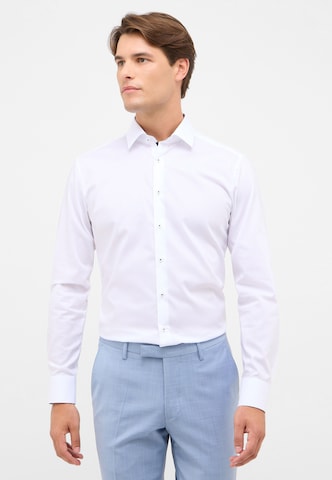 ETERNA Slim fit Business shirt in White: front