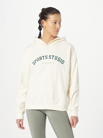 Athlecia Sweatshirt in Weiß: predná strana