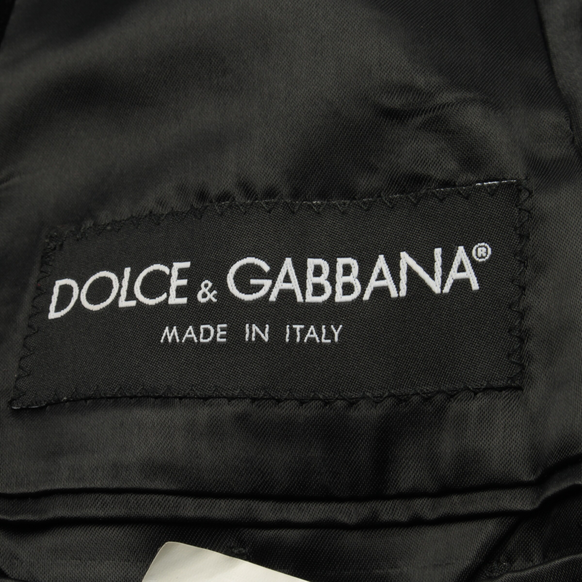 DOLCE & GABBANA Übergangsjacke M in Schwarz