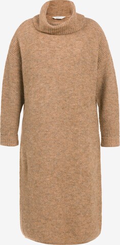 Studio Untold Knitted dress in Beige: front