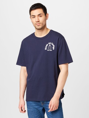 Kings Of Indigo Shirt 'SARGON' in Blue: front