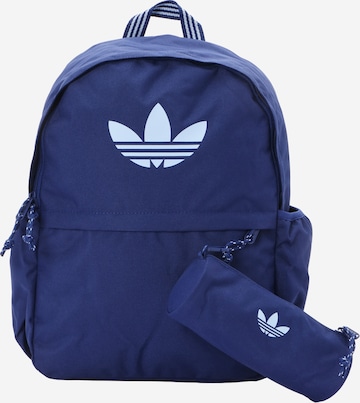 ADIDAS ORIGINALS Раница в синьо: отпред