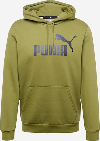 PUMA - Sweatshirt de desporto em verde: frente