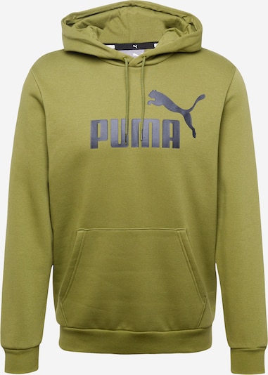 PUMA Sportiska tipa džemperis, krāsa - gaiši zaļš / melns, Preces skats