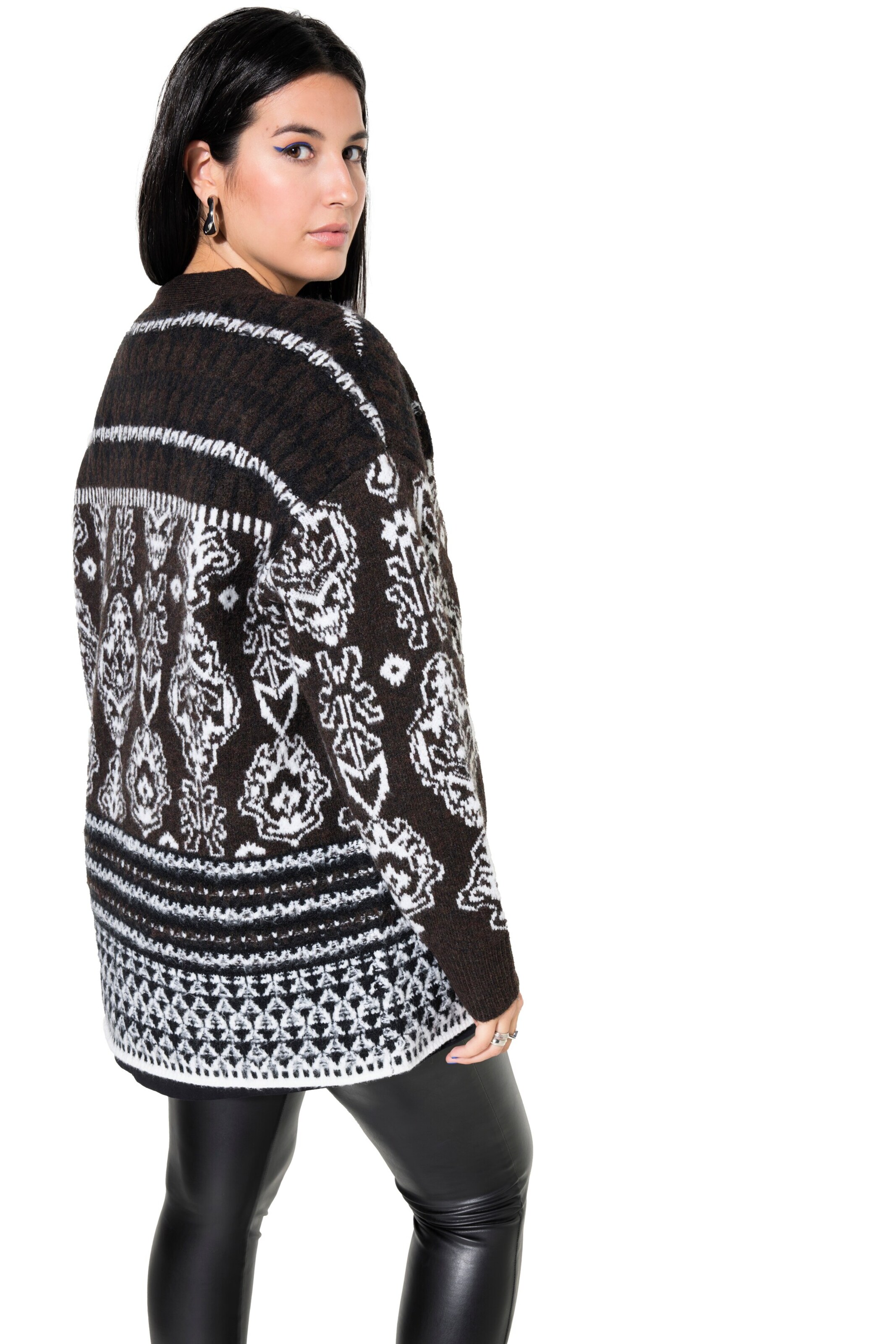 Studio Untold Strickjacke in Braun