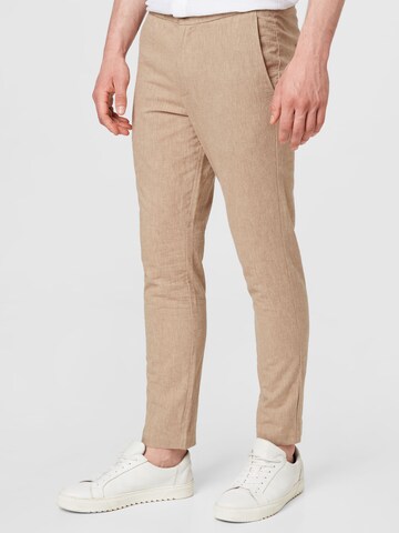 JACK & JONES Regular Housut 'David' värissä beige: edessä