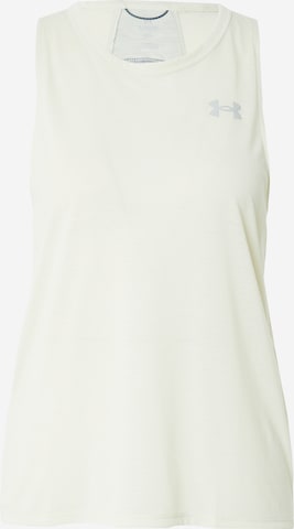 UNDER ARMOUR Functioneel shirt in Beige: voorkant