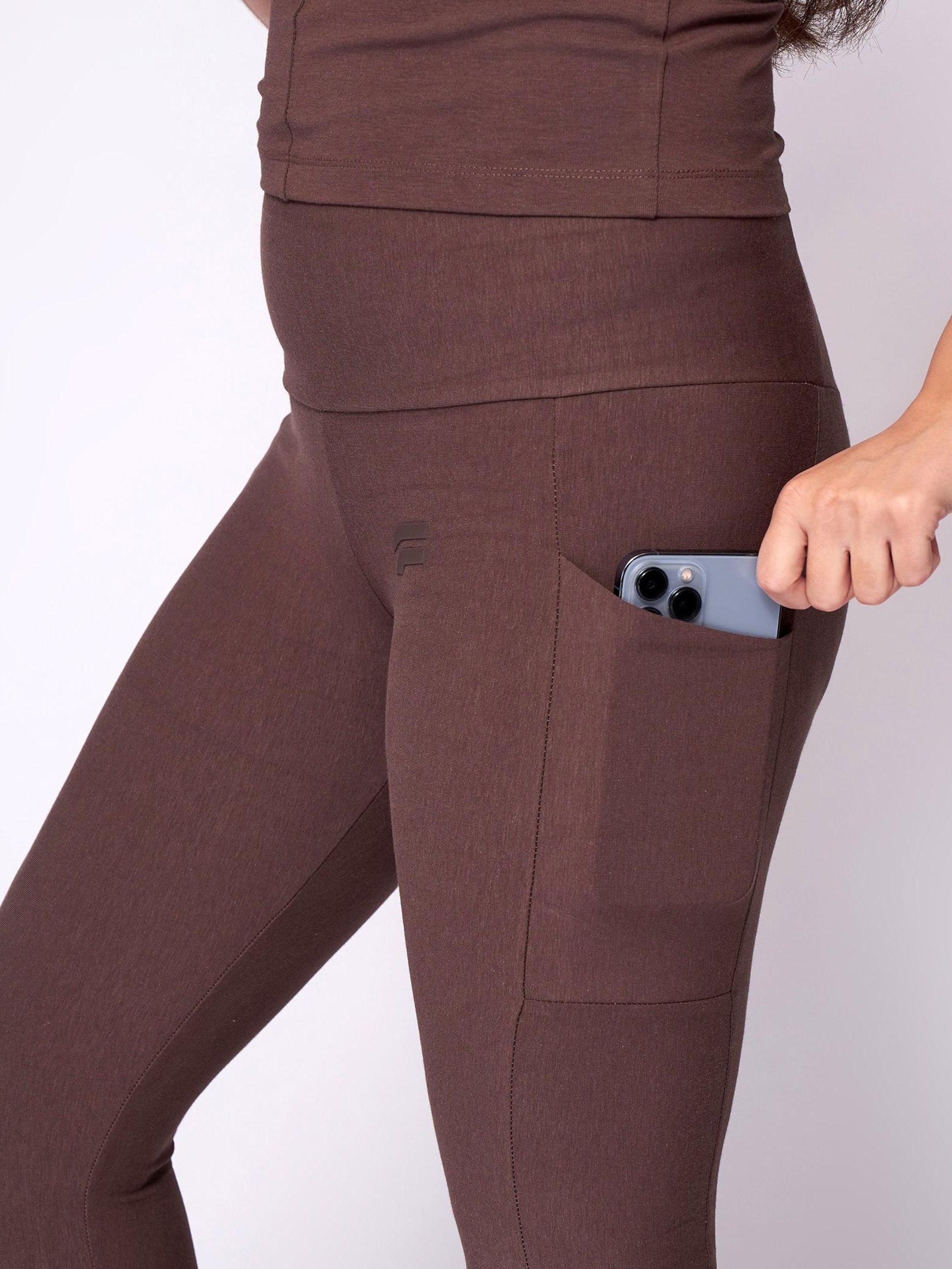 Fortex Fitness - Skinny Leggings 'Essential Leggings' en marrón