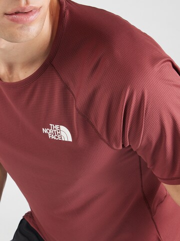 THE NORTH FACE Функциональная футболка 'SUNRISER' в Красный