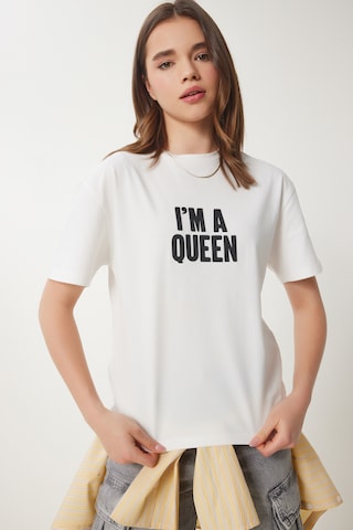 T-shirt Happiness İstanbul en blanc