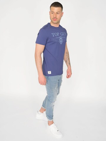 TOP GUN Shirt in Blau