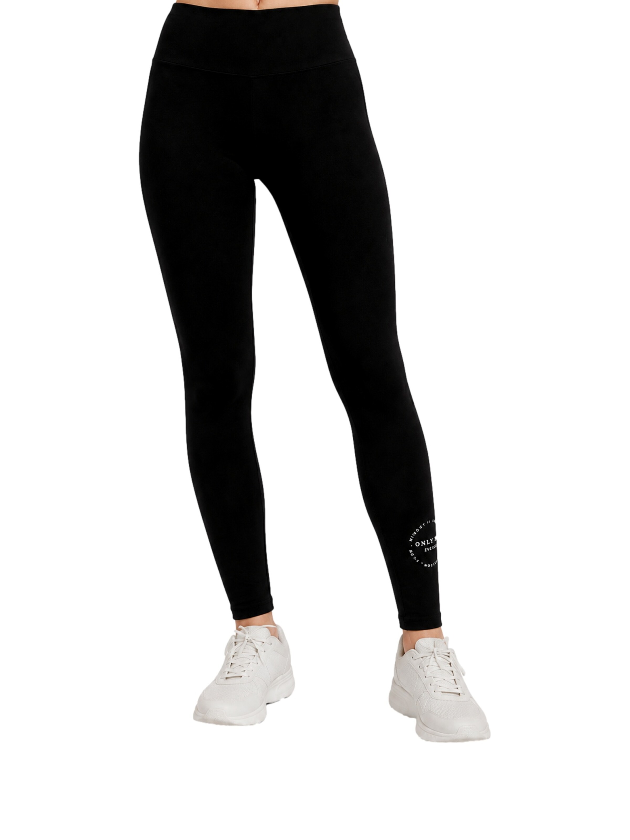 Slimfit Pantaloni sportivi 'ONPCava' di ONLY PLAY in nero: frontale
