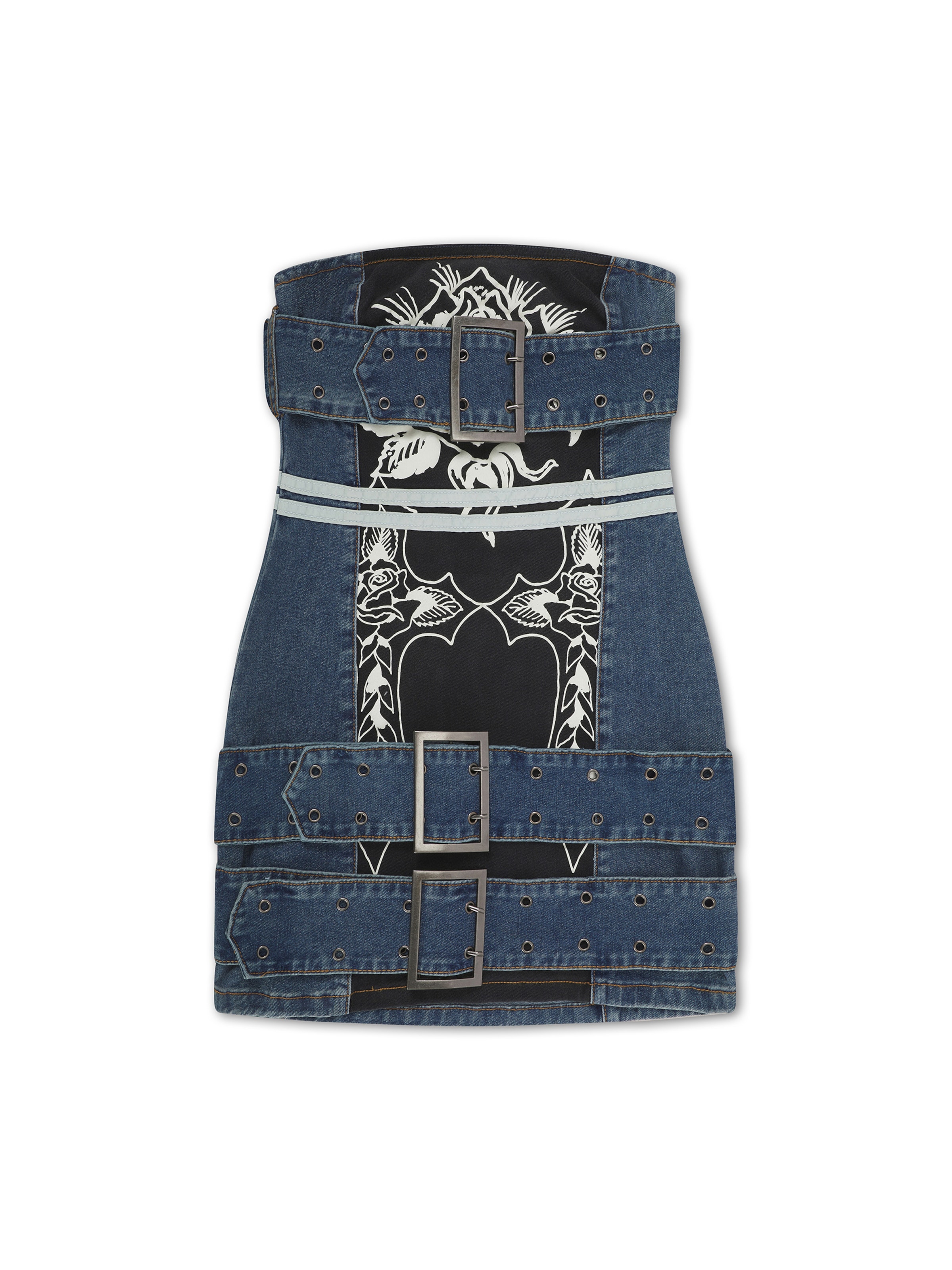 Ed Hardy Kleid in 34 in blue denim, Produktansicht