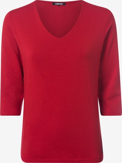 Olsen Shirt in rot, Produktansicht