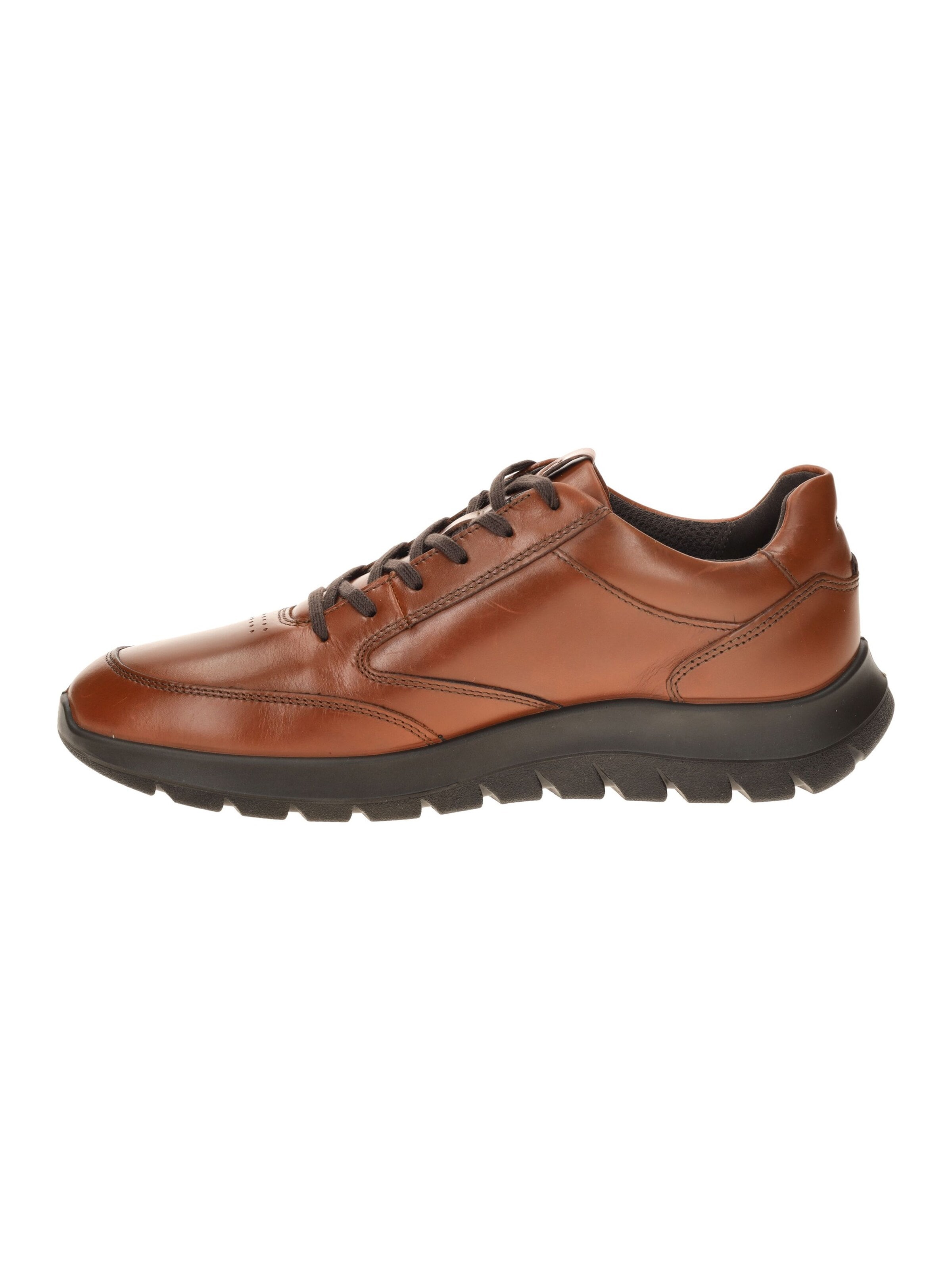 ECCO Lace-Up Shoes 'Ecco City Stride Sneaker Schuhe braun 571814' in Brown: front