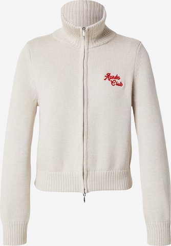 Abercrombie & FitchKardigan - bijela boja: prednji dio