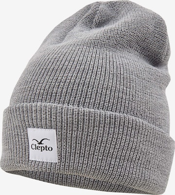 Cleptomanicx Beanie in Grey: front