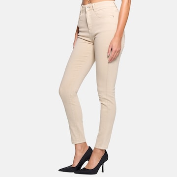 Elara Skinny Jeans i beige