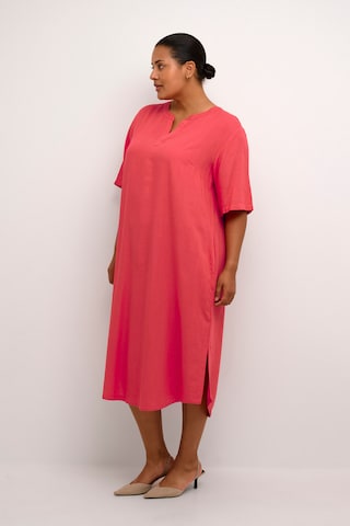KAFFE CURVE Shirt Dress 'Mille' in Red
