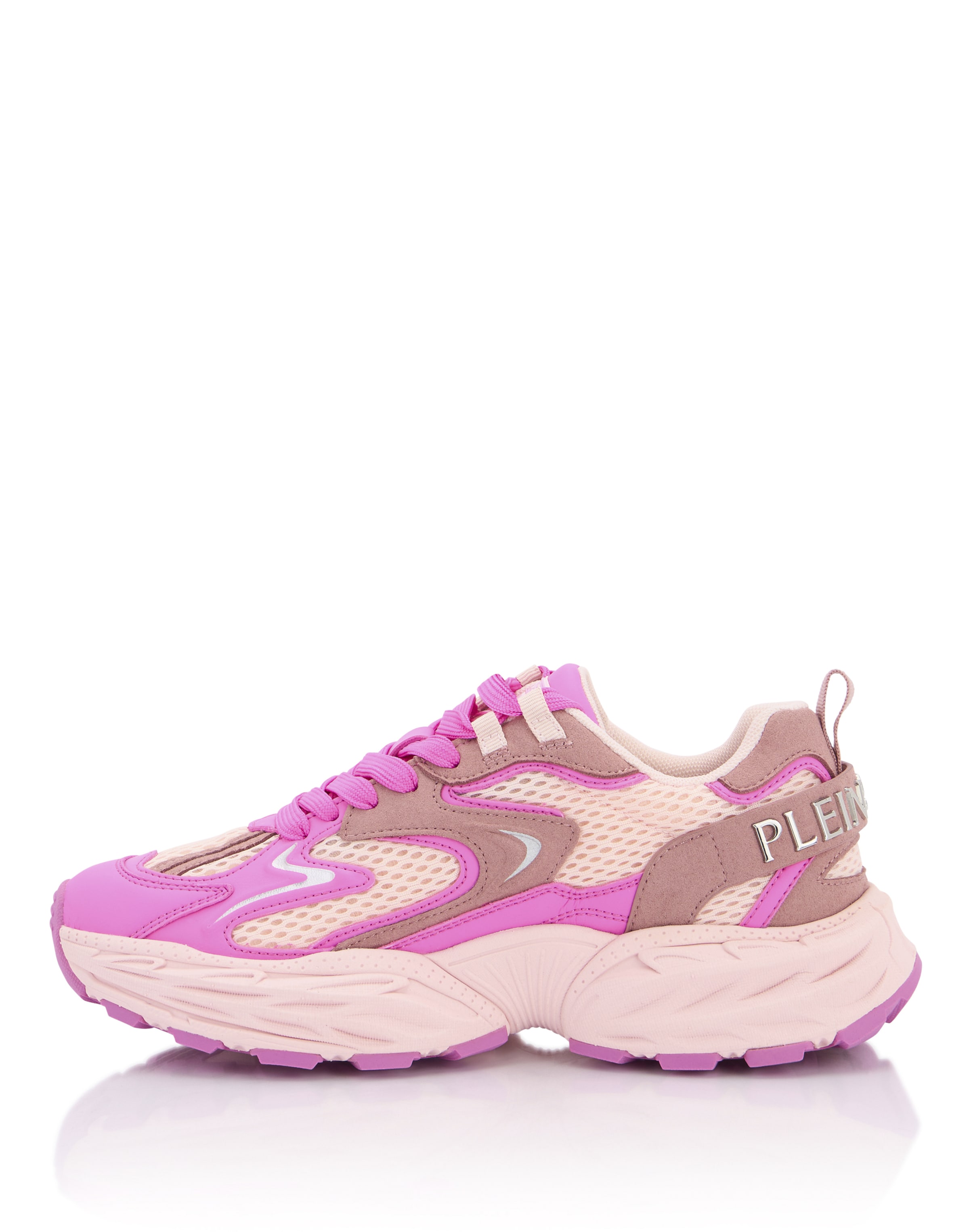 Baskets basses 'Pulse X' Plein Sport en rose : devant