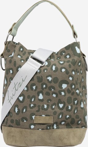 Fritzi aus Preußen Shoulder bag 'Izzy07' in Green: front