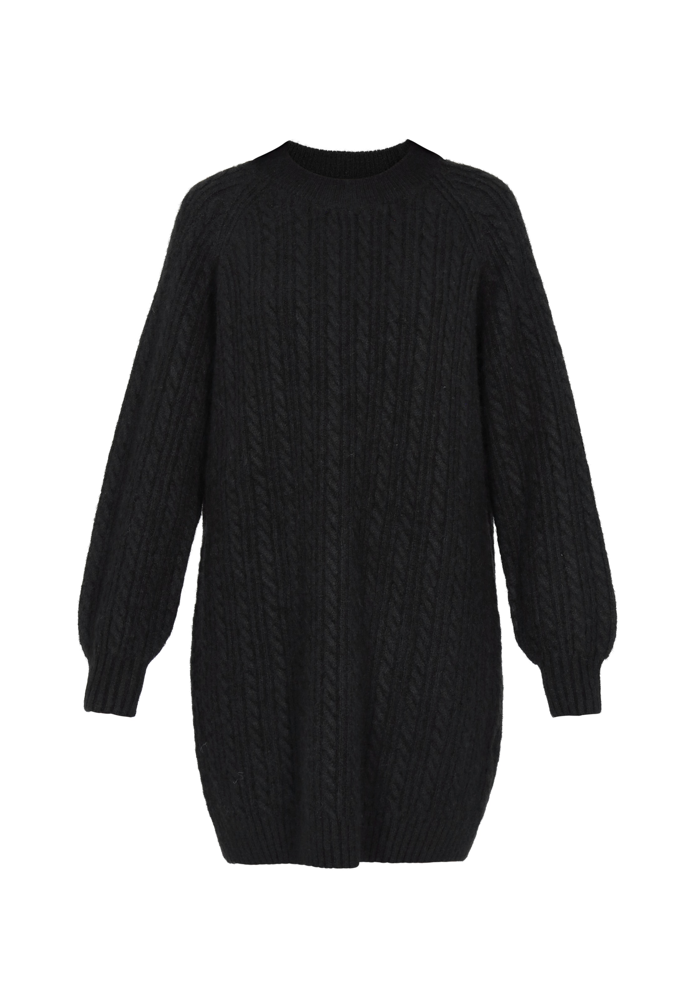 Rochie tricotat de la usha BLUE LABEL pe negru: față