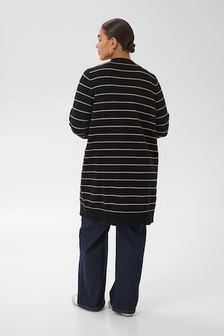 Cardigan 'Ariella' KAFFE CURVE en noir