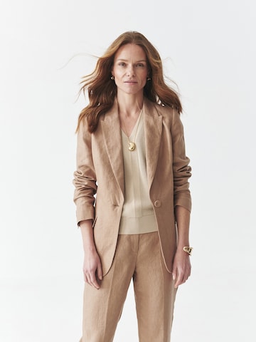 Blazer TATUUM en beige : devant