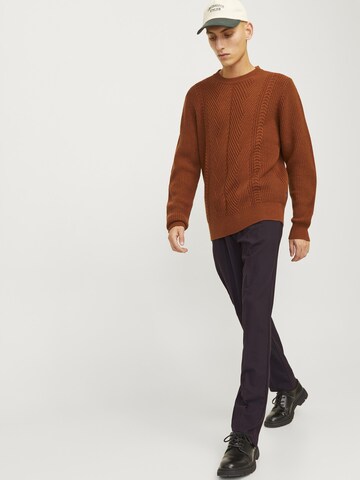 JACK & JONES Regular Pantalon 'JPSTAce Leo' in Bruin