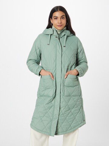 Moves Between-seasons coat 'Amaddie' in Green: front