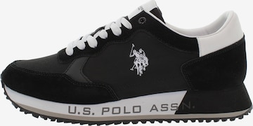 Sneaker bassa di U.S. POLO ASSN. in nero: frontale