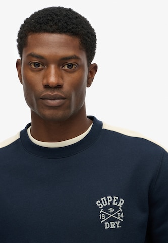 Sweat-shirt 'Athletic Club' Superdry en bleu