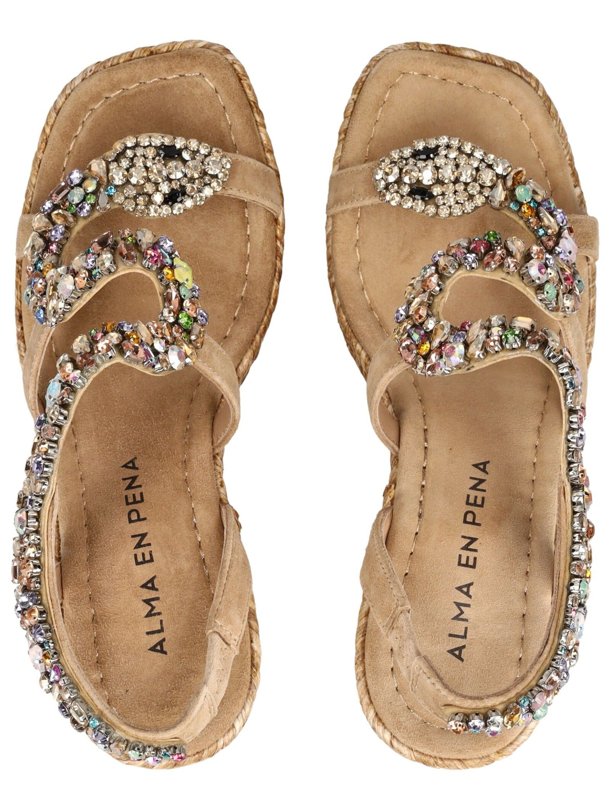 Alma En Pena Sandale in Beige